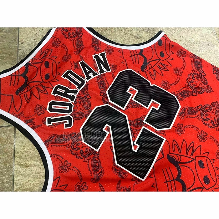 Maglia
 Michael Jordan NO 23 Chicago Bulls Mitchell & Ness 1996-97 Rosso
2